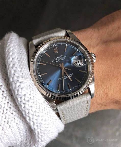 rolex datejust straß|Rolex Datejust 36 change strap.